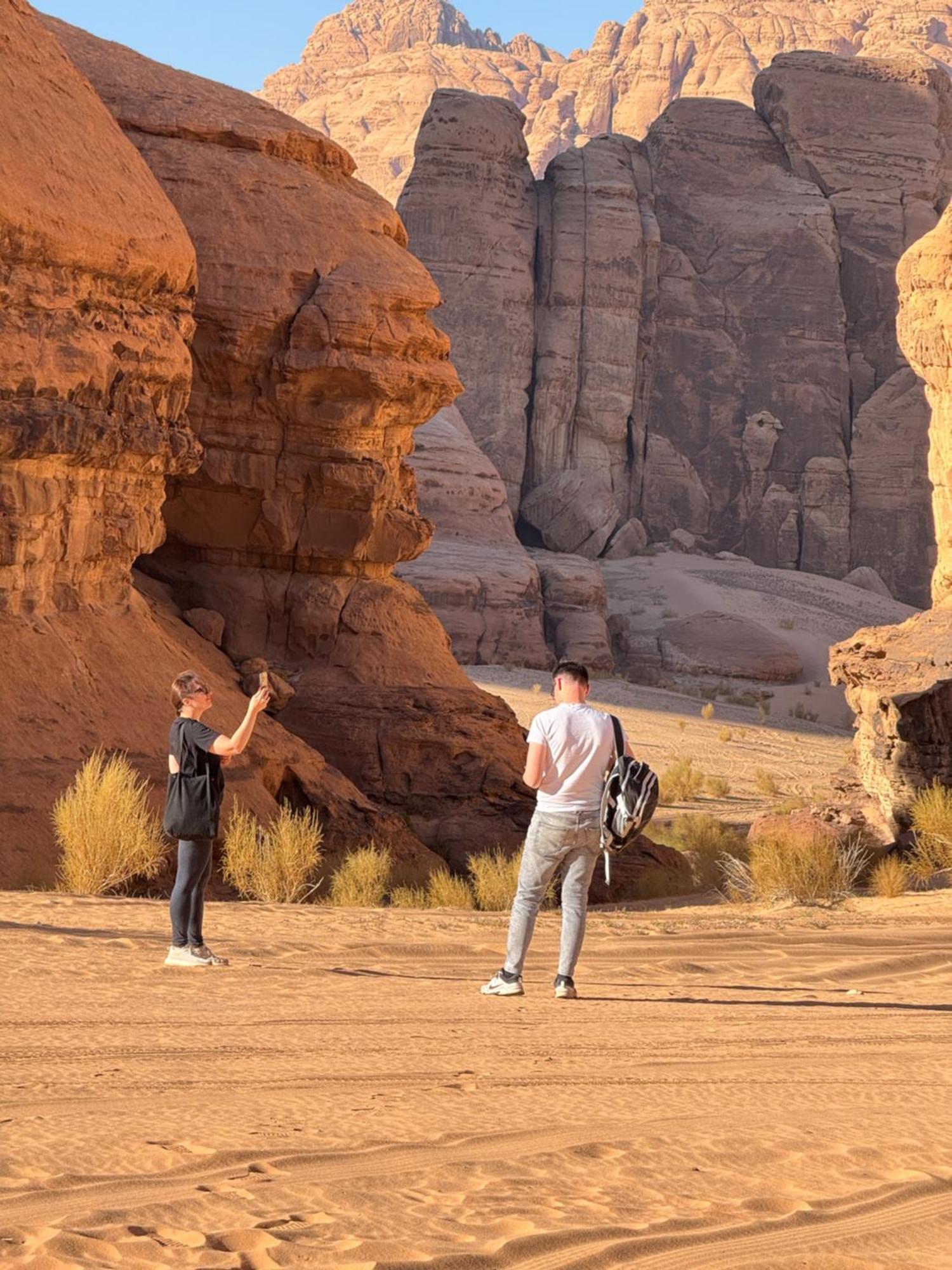 Wadi Rum Sky Camp Exterior photo